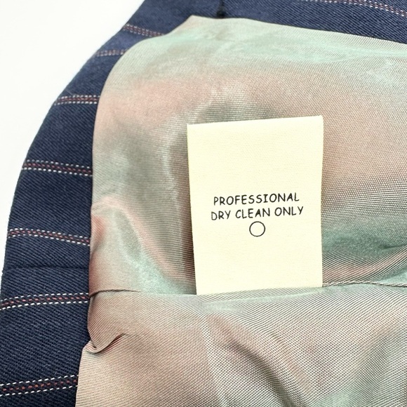 Fillmore Studios California Pinstripe Wool Blazer Jacket - Picture 11 of 11